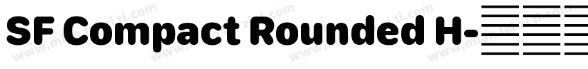 SF Compact Rounded H字体转换